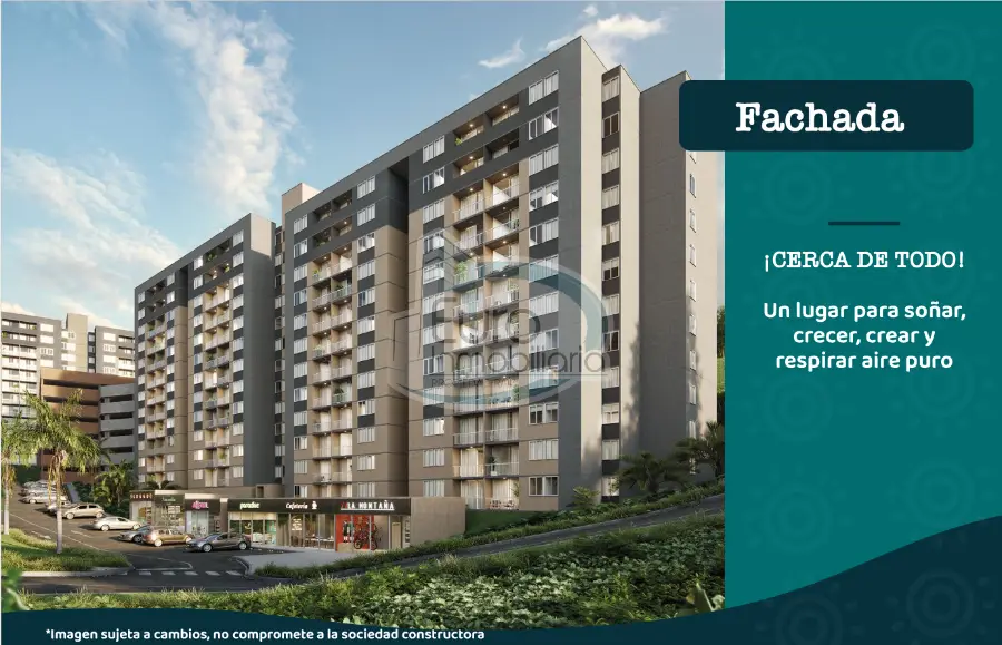 SE CEDE APARTAMENTO EN PROYECTO VIS SOBRE PLANOS PARA ENTREGA EN EL 2027